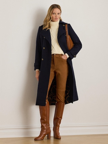 Lauren Ralph Lauren Přechodný kabát – modrá: přední strana
