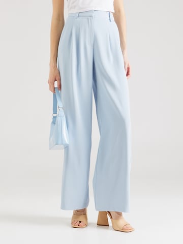 FRENCH CONNECTION Loose fit Pleat-Front Pants 'HARRIE' in Blue: front
