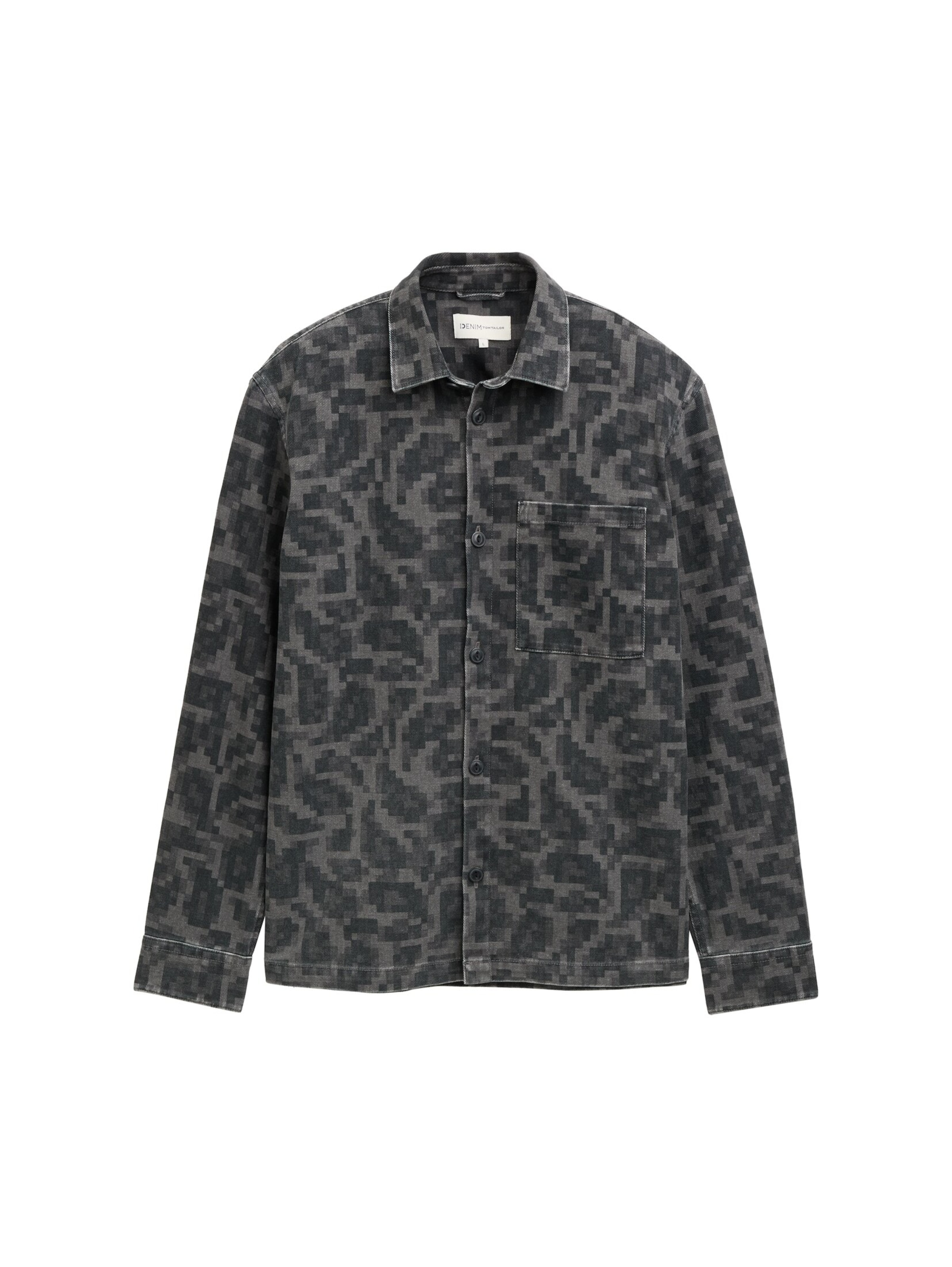 TOM TAILOR DENIM Between-Season Jacket in Grey: front