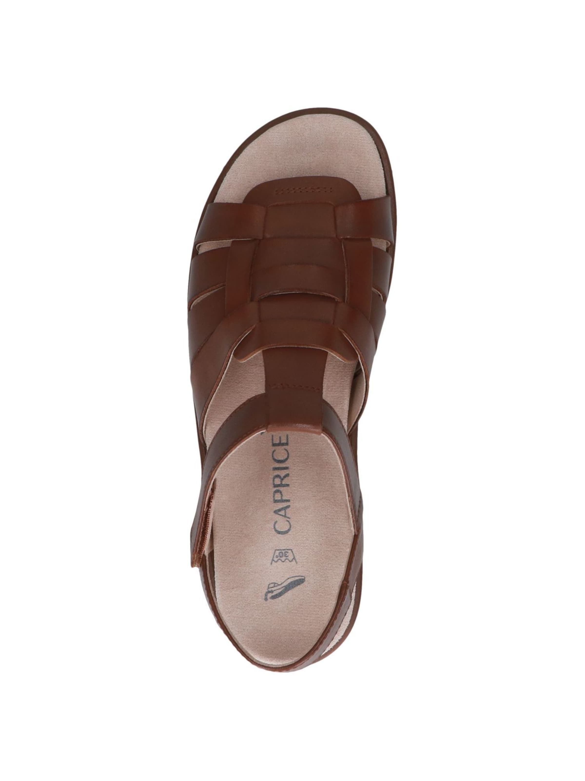 CAPRICE Sandale in Braun