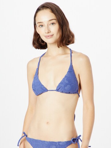ROXY Triangel Bikinitop 'SUN CLICK' in Blauw: voorkant