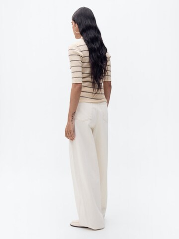 MANGO Pullover 'CARACOL' in Beige