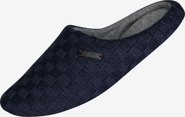 camano Slippers in Blue: front