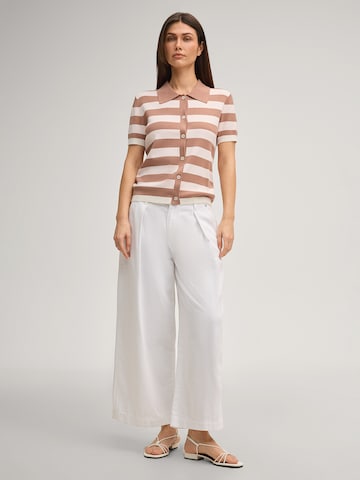 JOOP! Gebreid vest 'Kasha' in Bruin