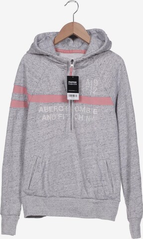 Abercrombie & Fitch Sweatshirt & Zip-Up Hoodie in L in Grey: front