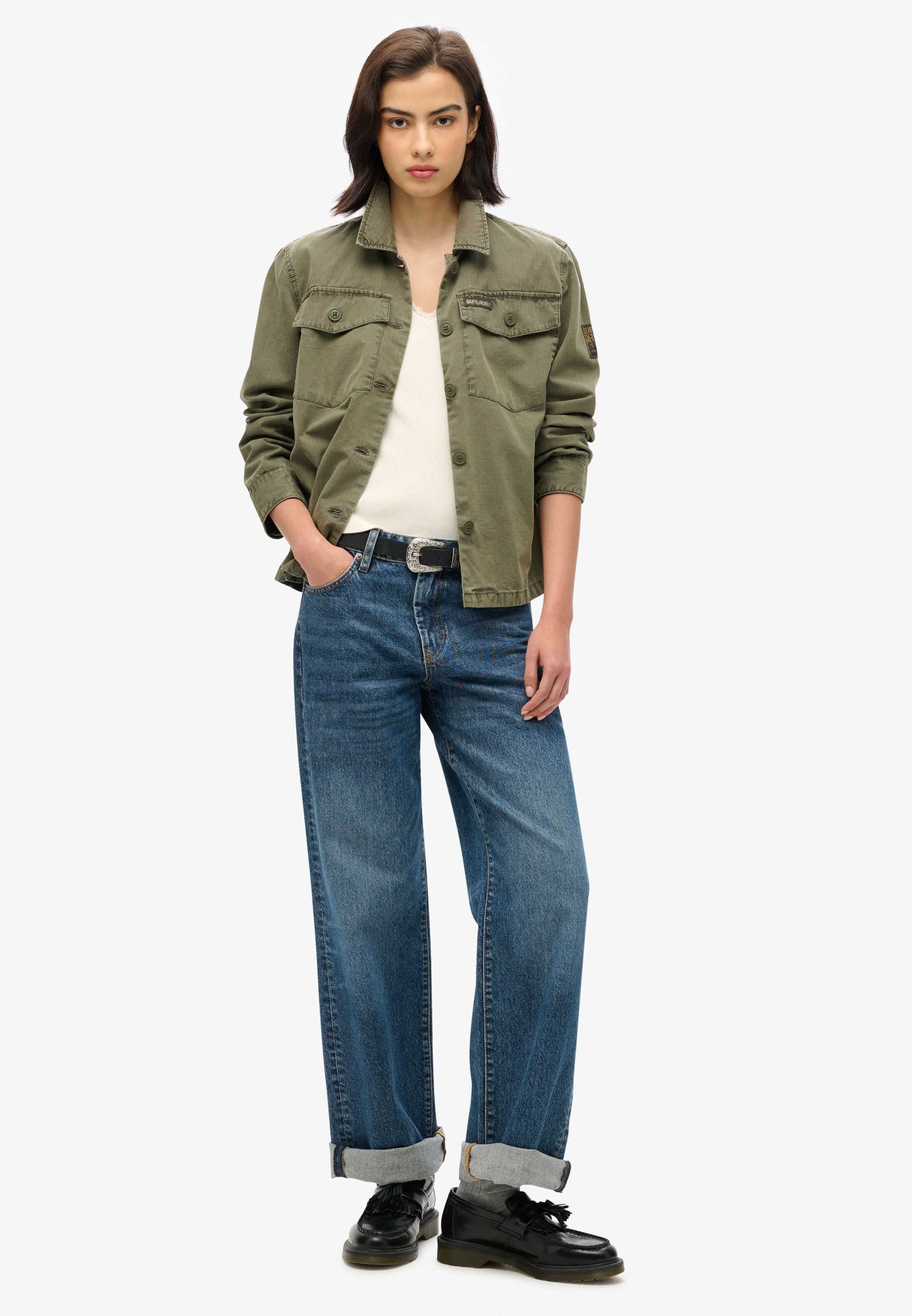 T-shirt Superdry en blanc