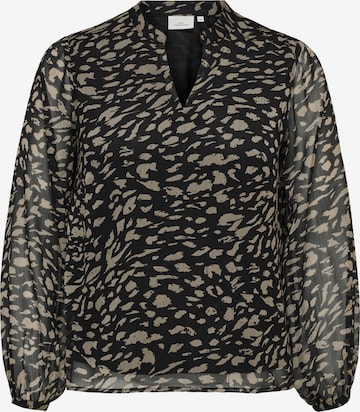 ONLY Carmakoma Bluse 'CARASTA' in Schwarz: Vorderseite