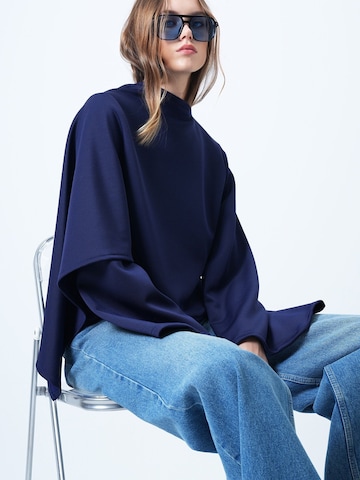 Trend Alaçatı Stili Pusero värissä sininen