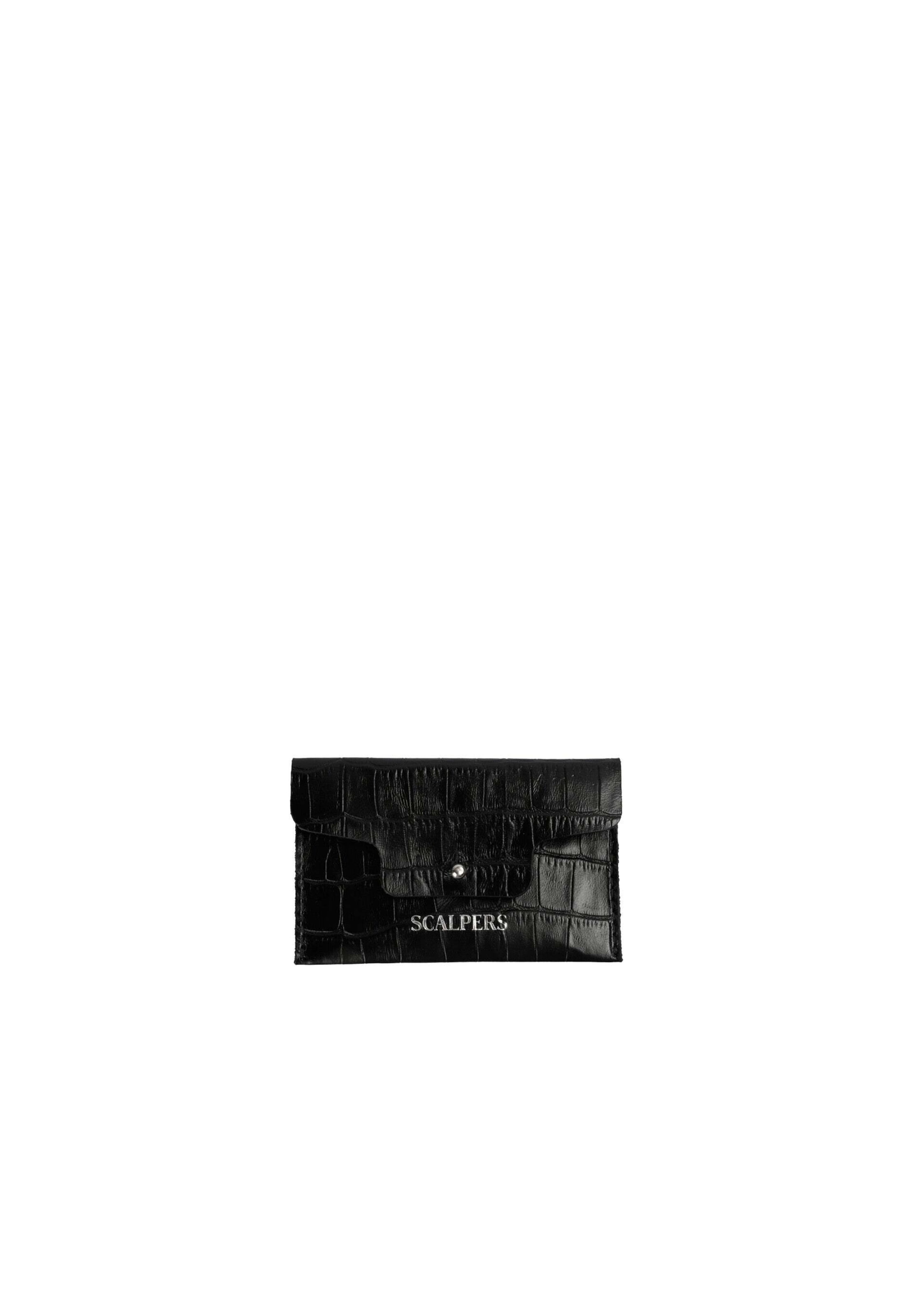 Scalpers Sccroco Cardholder ' ' in Schwarz: Vorderseite