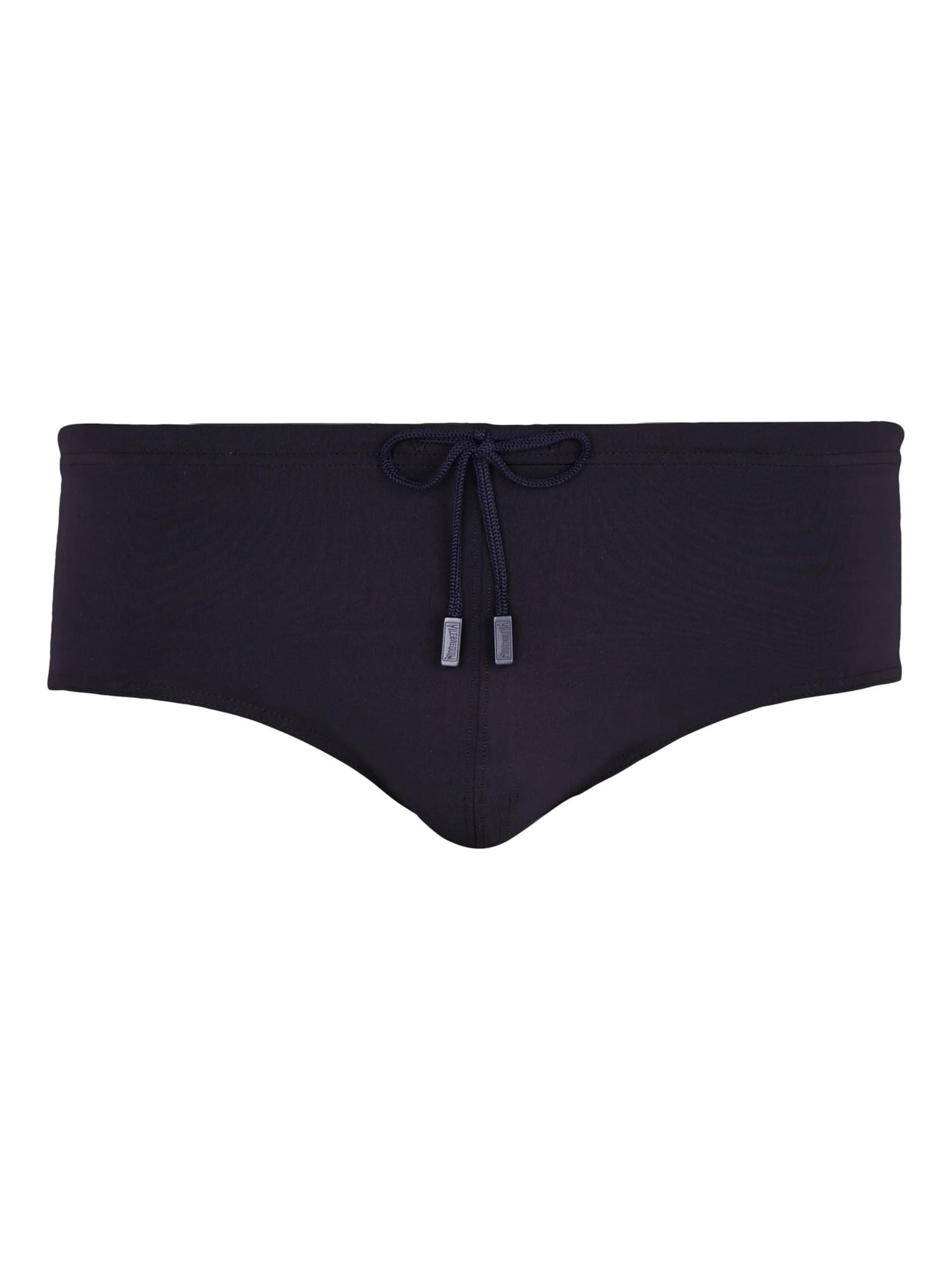 Vilebrequin - Bermudas en negro: frente