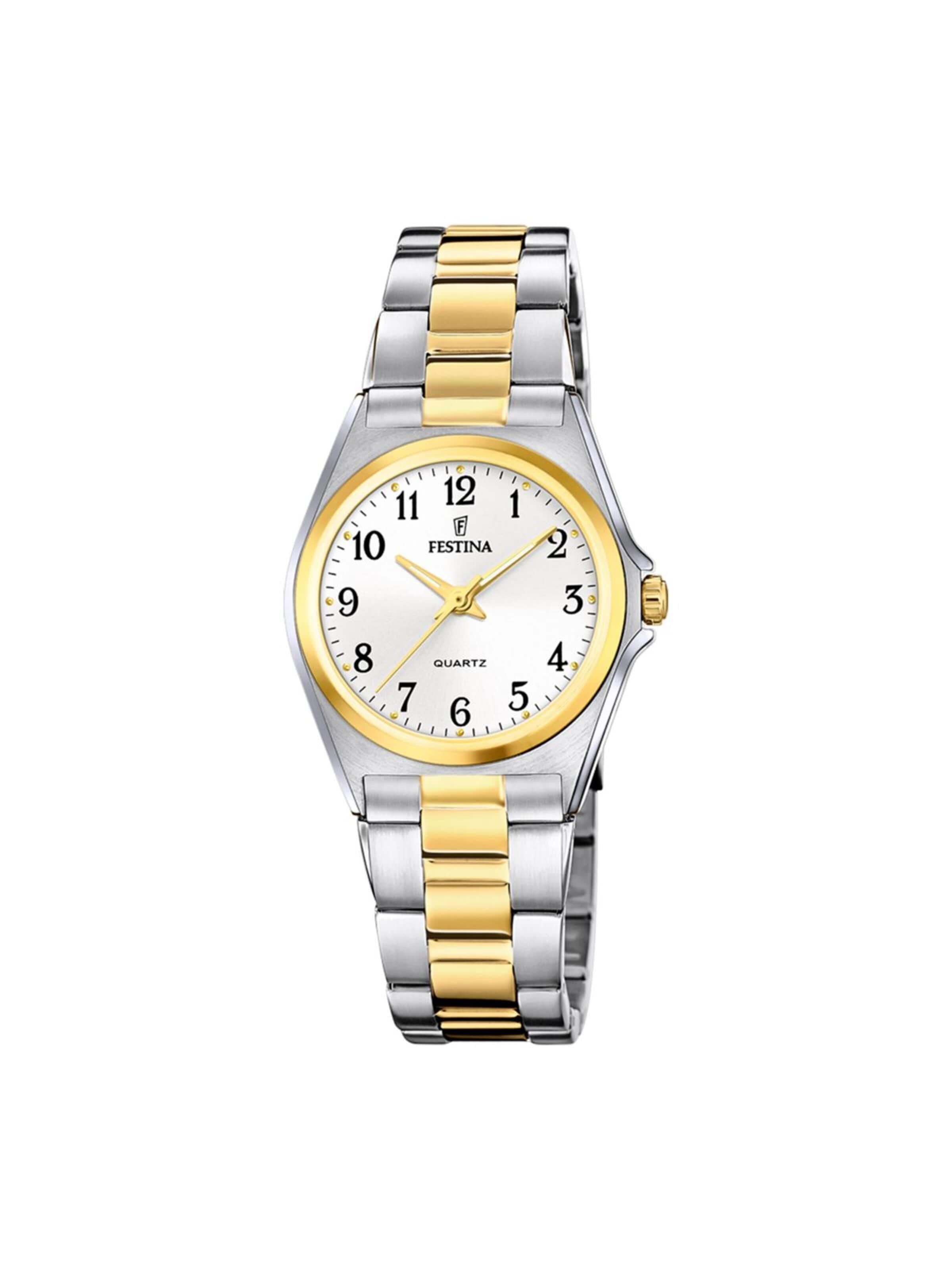 Montre à affichage analogique FESTINA en blanc : devant