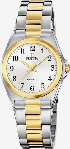 FESTINA Analoguhr in Weiß: Vorderseite