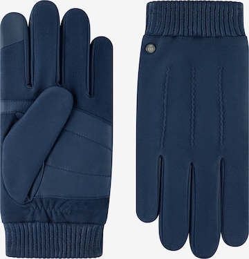 Roeckl Vingerhandschoenen 'STEINFORT TOUCH' in Blauw: voorkant