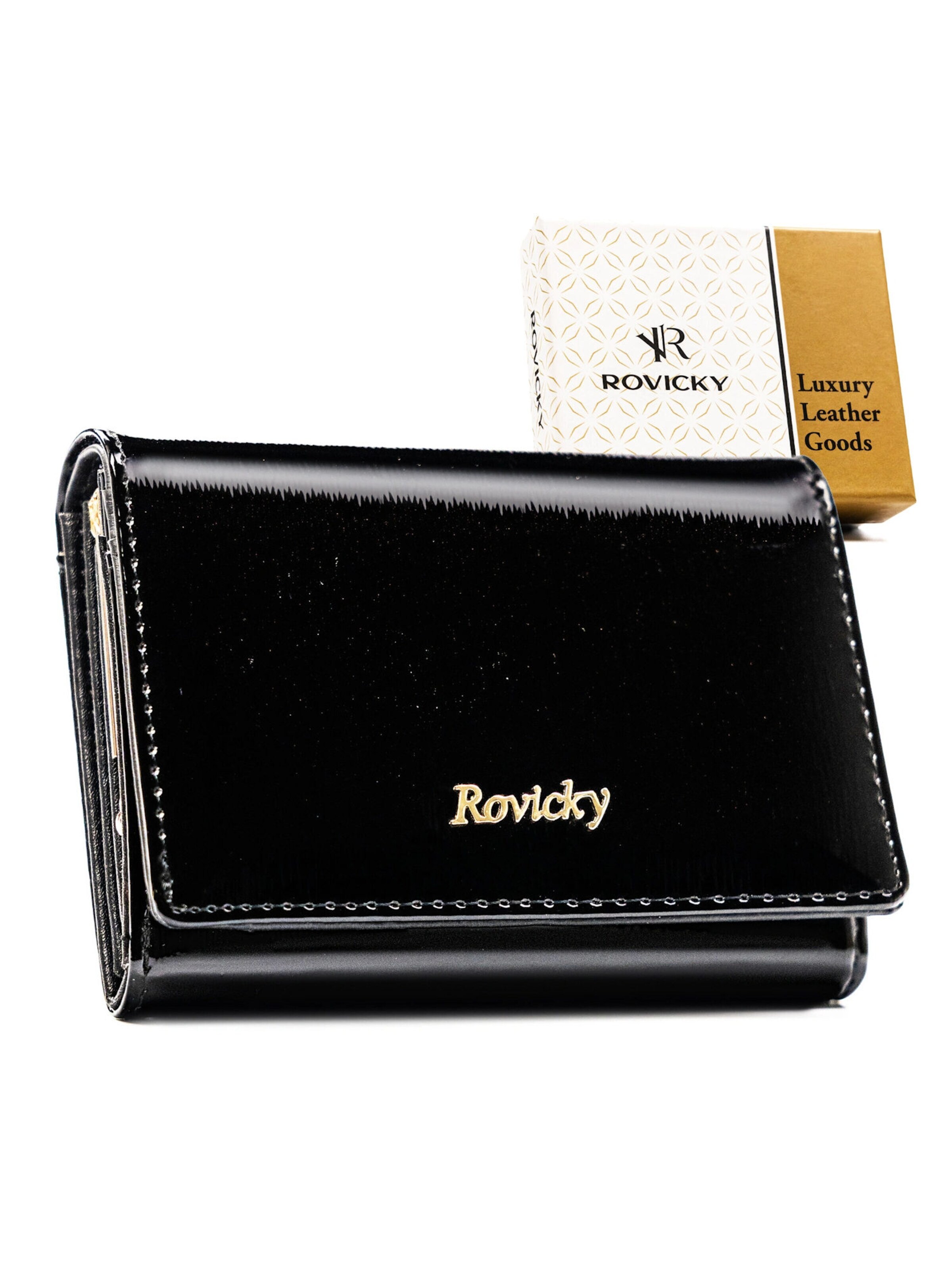 Tomshop24-7 Wallet 'Rovicky-Lack RFID' in Black