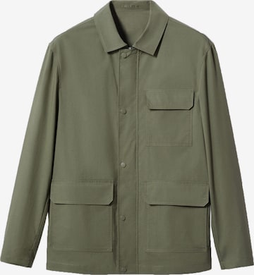 Veste mi-saison 'Volos' MANGO MAN en vert : devant