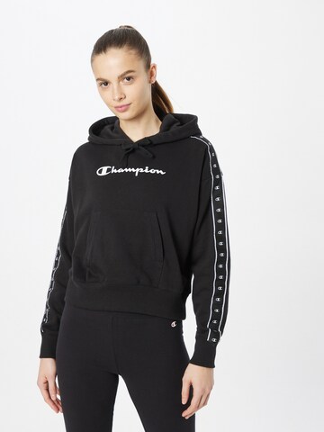 Champion Authentic Athletic Apparel - Sweatshirt em preto: frente