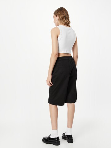 TAIFUN Loose fit Pleat-front trousers in Black