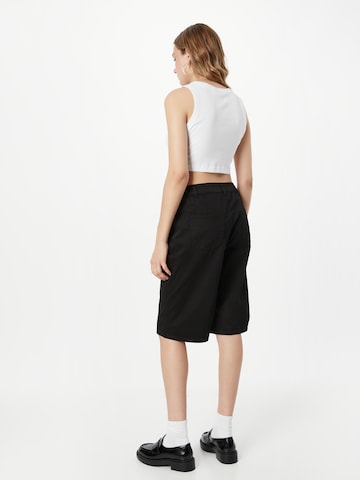 TAIFUN Loose fit Pleat-Front Pants in Black