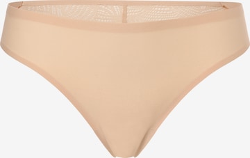 Chantelle String in Beige: front