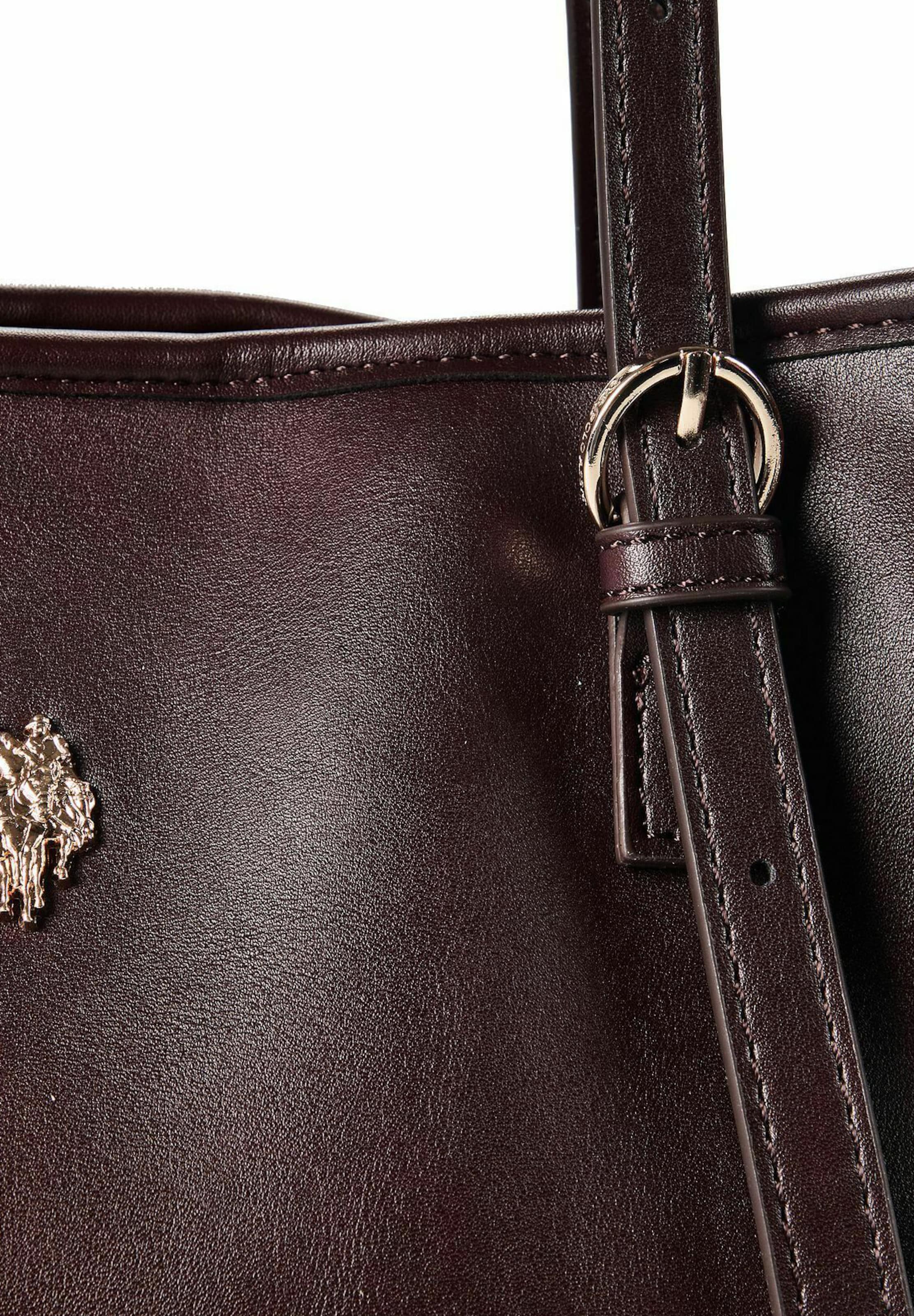 U.S. POLO ASSN. Nakupovalna torba 'BLACKSTONE' | rdeča barva