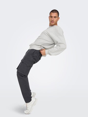 Only & Sons Regular Cargo Pants 'Next' in Grey