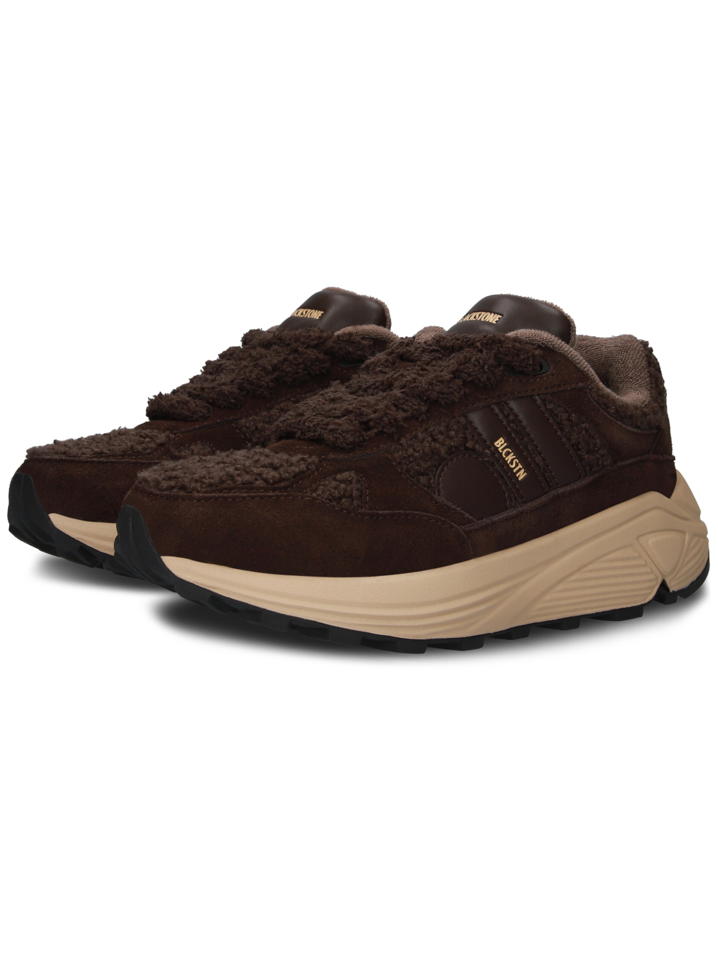 BLACKSTONE Platform trainers 'V-RILEY' in Brown