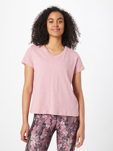 4F Funkcionalna majica | roza barva: sprednja stran
