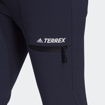 Regular Pantalon outdoor ' TERREX ' ADIDAS TERREX en bleu