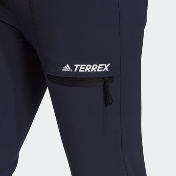 ADIDAS TERREX Regular Outdoor Pants ' TERREX ' in Blue