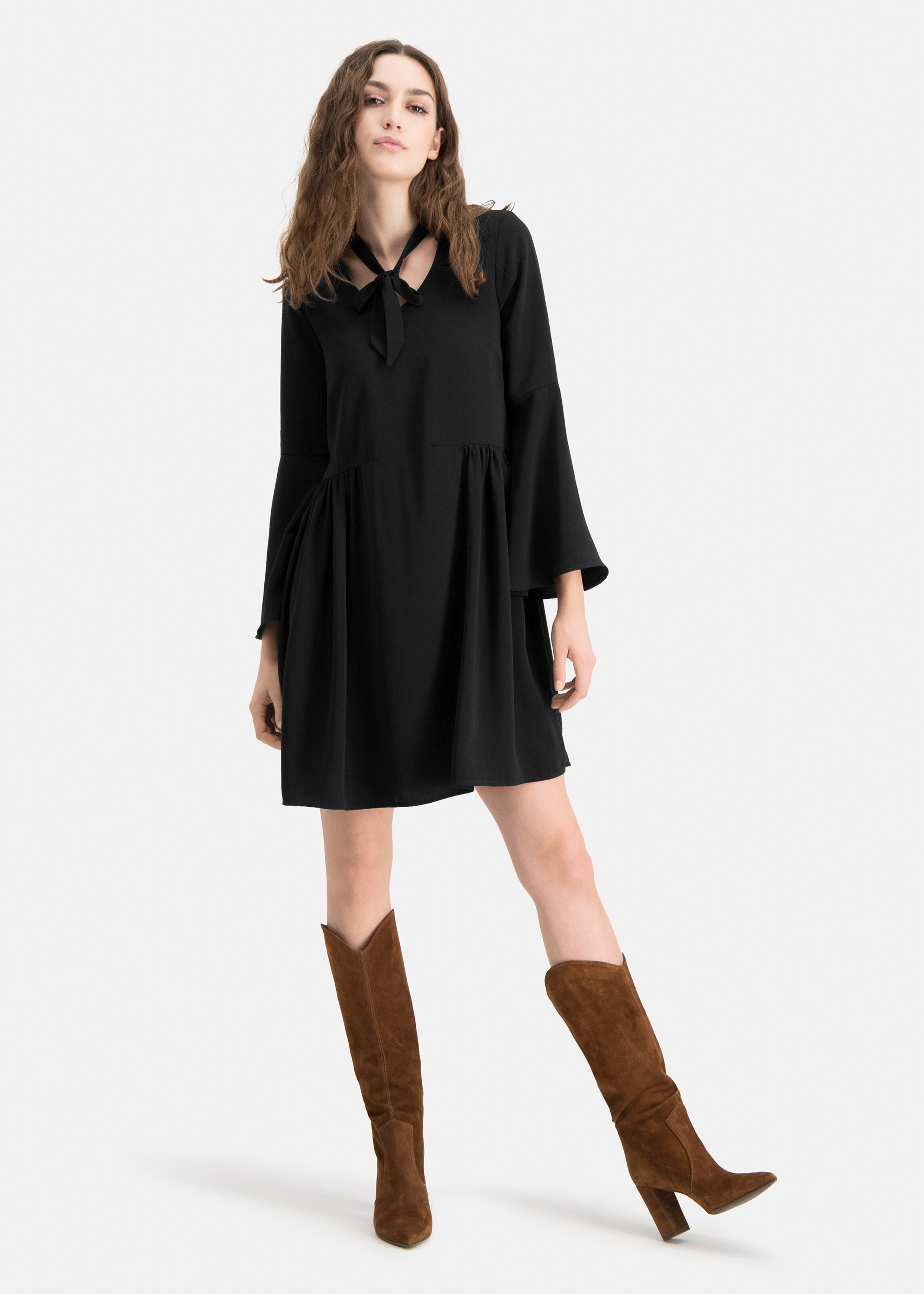 Frauen Kleider Nicowa Kleid 'BOHIWA' in Schwarz - NV91121 Frauen Kleider Nicowa Kleid 'BOHIWA' in Schwarz - NV91121