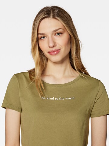 Mavi Shirt 'Be Kind To The World' in Green