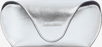 keycabins Brillenetui 'SUGL-01' in Silber: Vorderseite