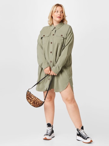 Dorothy Perkins Curve Shirt Dress in Green