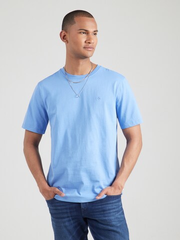 SCOTCH & SODA Shirt 'Seasonal Core' in Blauw: voorkant