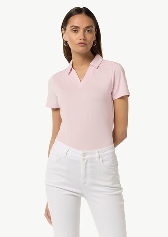 comma casual identity Poloshirt in Pink: Vorderseite