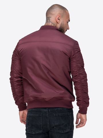 LONSDALE Übergangsjacke in Rot