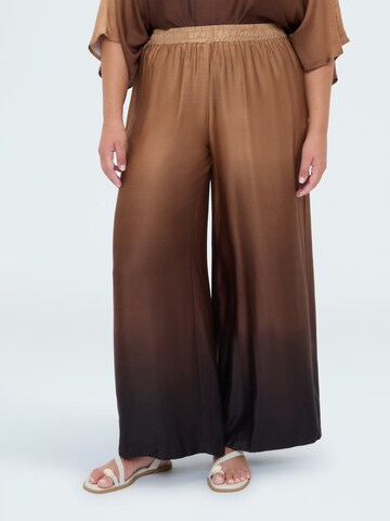 Fiorella Rubino Wide leg Pants in Brown