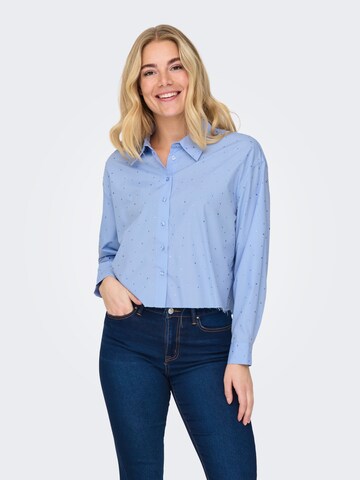 Camicia da donna di ONLY in blu: frontale
