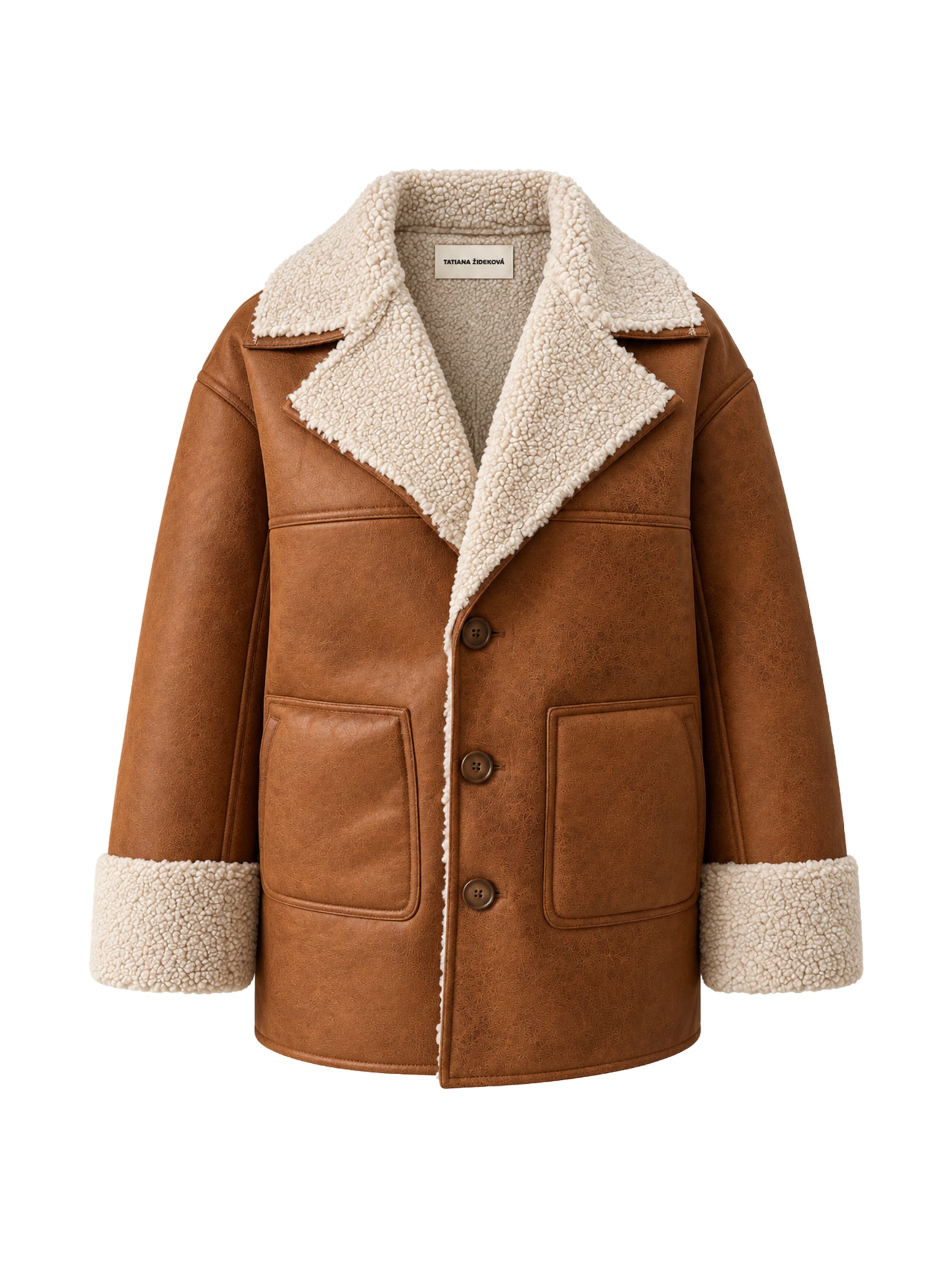 Tatiana Zidekova Winter Jacket in Brown: front