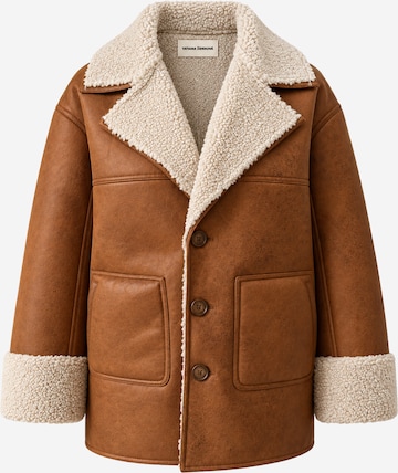 Veste d’hiver Tatiana Zidekova en marron : devant