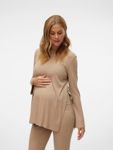 MAMALICIOUS Shirt 'MLGemma' in Beige: Vorderseite