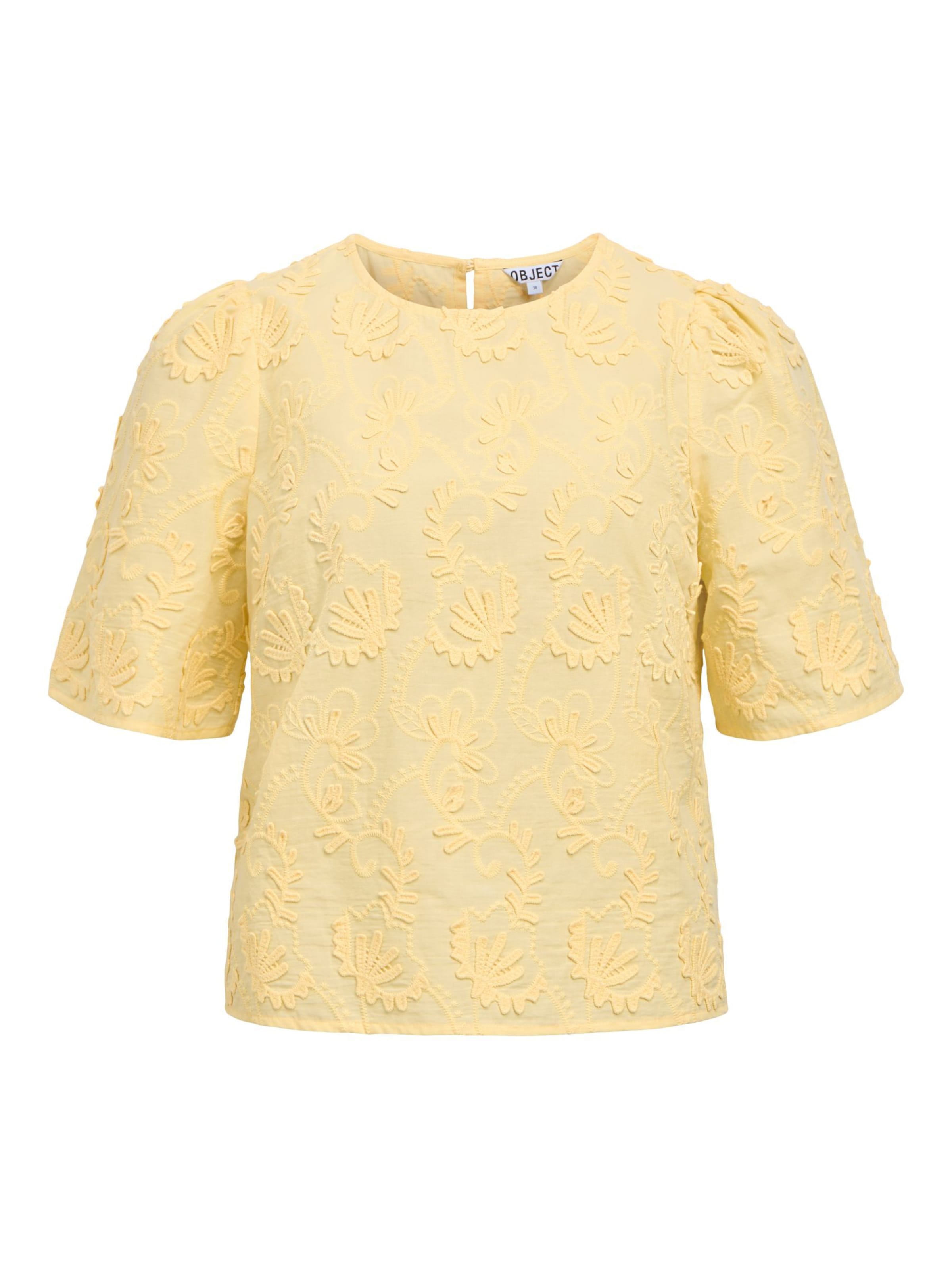 OBJECT Blouse 'MYA' in Yellow: front