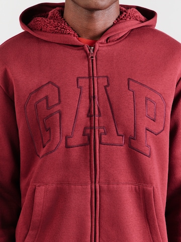 GAP Sweatjacke in Rot
