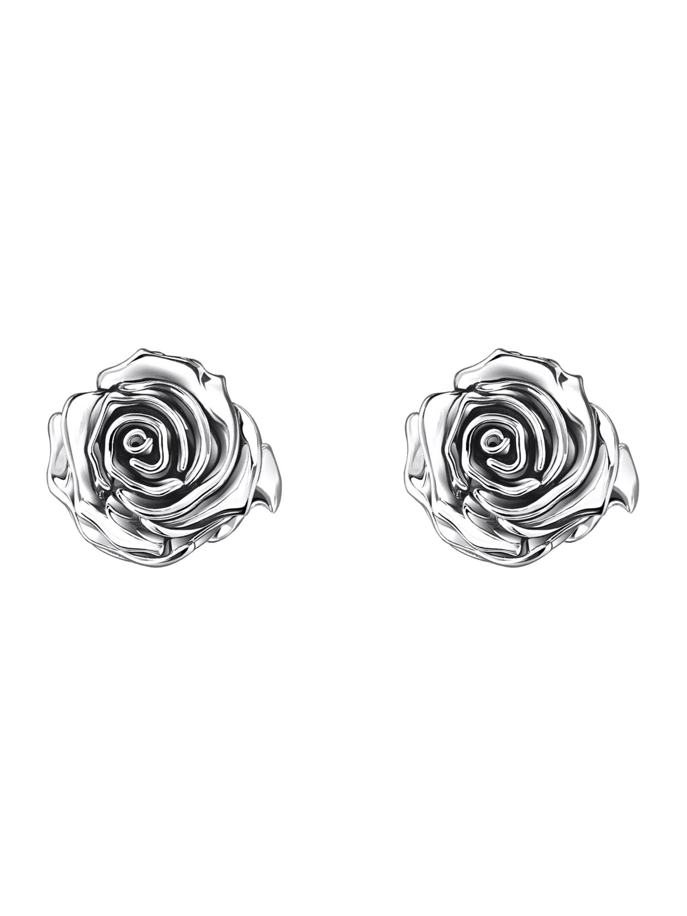 Thomas Sabo Earring 'Midnight Rose' in Silver
