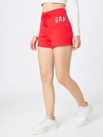 GAP - regular Pantalón en rojo: frente