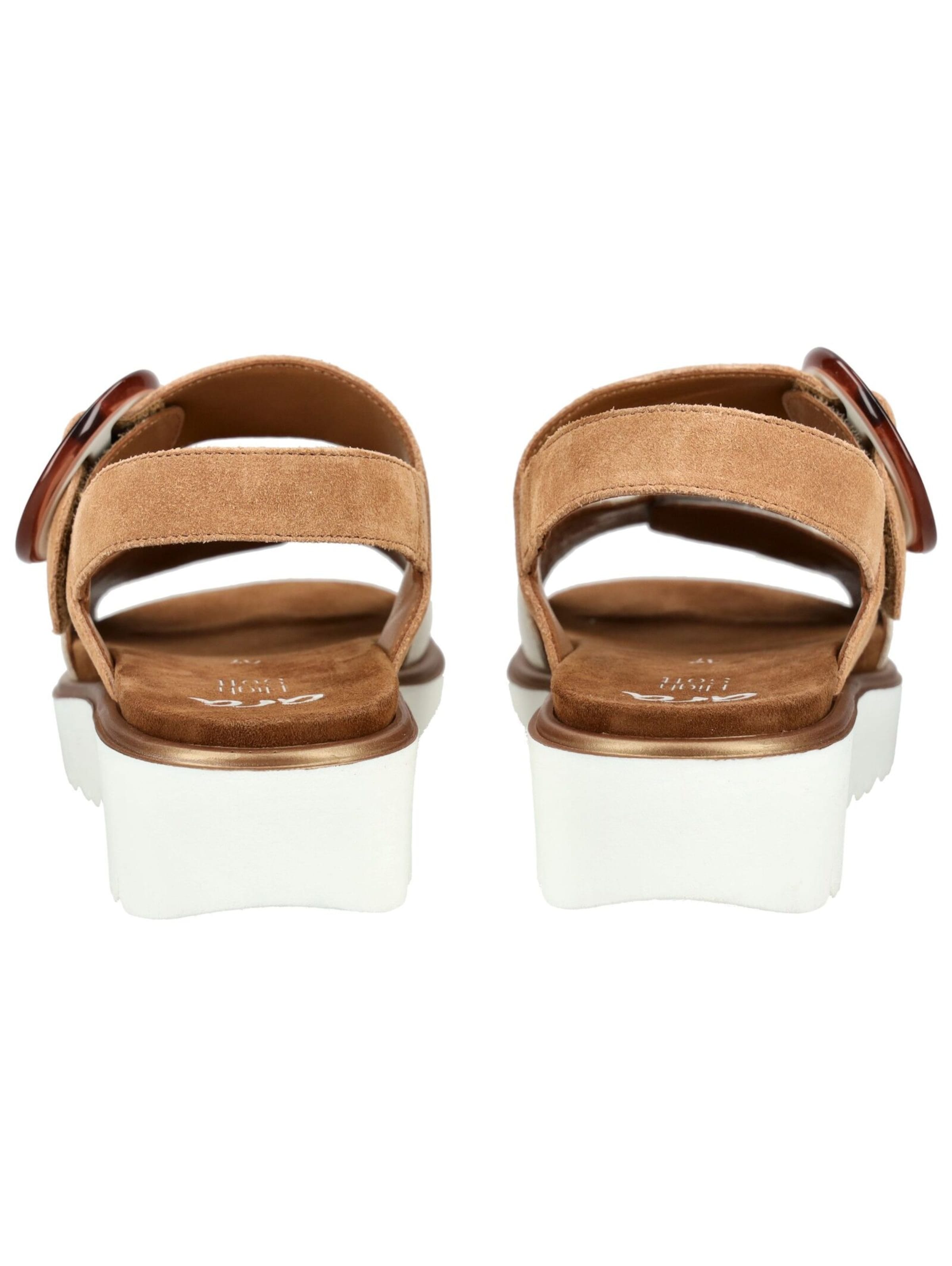 Sandales à lanières ARA en blanc