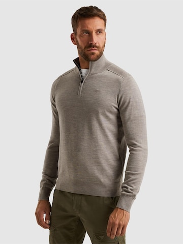 PME Legend - Jersey 'Pullover in 100% premium merino wool' en beige: frente