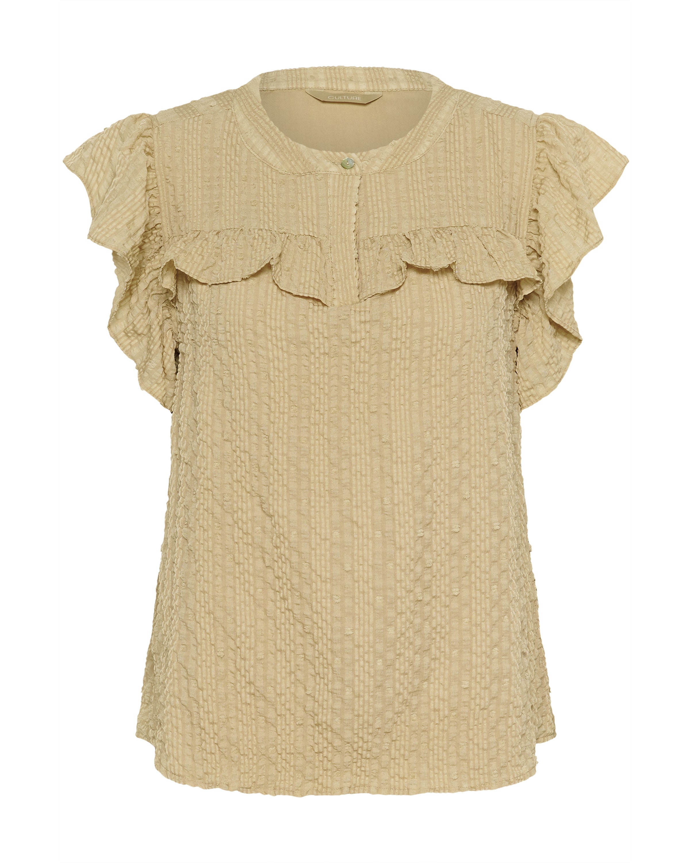 CULTURE Blouse 'CUelora' in Beige: front