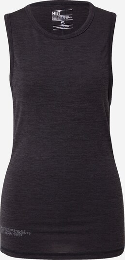HIIT Sporttop in grau / schwarzmeliert, Produktansicht