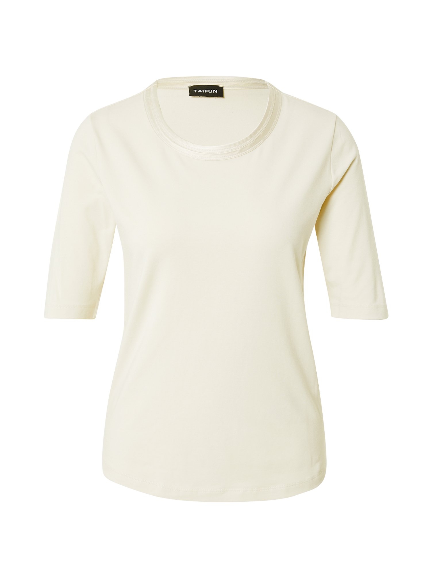 Kobiety Plus size TAIFUN Koszulka w kolorze Kremowym 